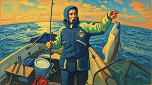 Une Pêche en Mer Inattendue et des Filets de Poisson Frits