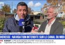 Navigation sur le Canal du Midi interdite en raison de la sécheresse et d'une activité économique en berne