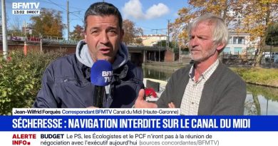 Navigation sur le Canal du Midi interdite en raison de la sécheresse et d'une activité économique en berne