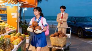 Une étudiante en difficulté transporte des cocos et attire un PDG