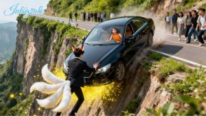 Une fille sauvée d'une falaise par un PDG-renard magique !