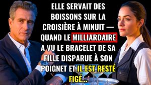 Une serveuse découvre le bracelet d'une fille disparue en croisière