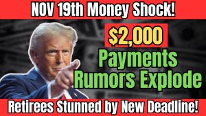 Urgent : Chèques de relance de 2 000 $ le 19 nov. + Deadline choquante pour la Sécurité Sociale !