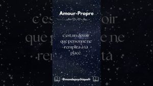 Valoriser son Amour Propre