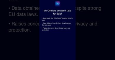 Vente de données de localisation des fonctionnaires de l'UE !