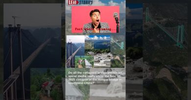 Vérification : Ces photos ne montrent pas le pont Hongqi effondré