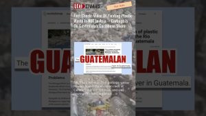 Vérification : Déchets plastiques flottants en Guatémala, pas en Asie