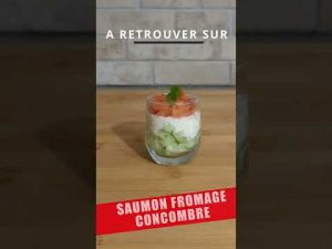 Verrine de saumon et concombre : une entrée festive facile
