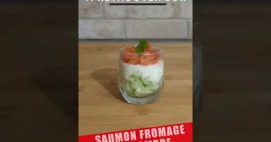 Verrine de saumon et concombre : une entrée festive facile