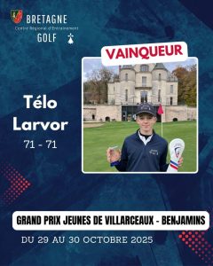 Victoire de Télo Larvor au GPJ de Villarceaux !