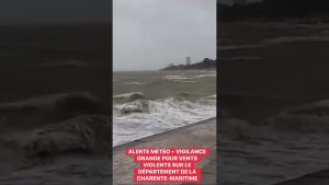 Vigilance orange : vents violents en Charente-Maritime
