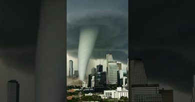 Ville dévastée par un tornado : un désastre naturel