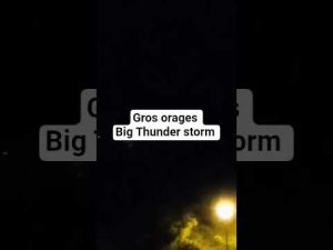 Violents orages : foudre et tempêtes en approche