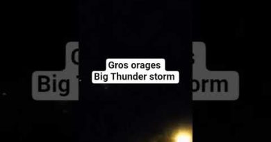 Violents orages : foudre et tempêtes en approche