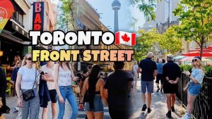 Visite à pied de Front Street, Toronto en 4K