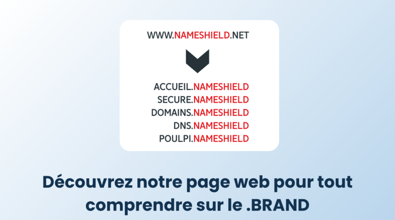 Découvrez notre page web pour tout comprendre sur le .BRAND
