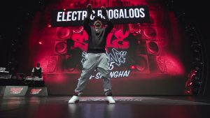 Vitrine des Electric Boogaloos à Shanghai 2025