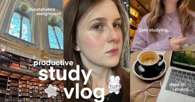 Vlog d'étude nocturne : biostatistiques et routine à Londres