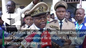 Vote au Lycée Joss de Douala : Samuel Dieudonné Ivaha Diboua