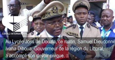 Vote au Lycée Joss de Douala : Samuel Dieudonné Ivaha Diboua