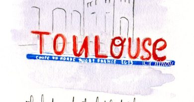 Voyage de Montpellier à Toulouse : Carnets et peintures de Chinou