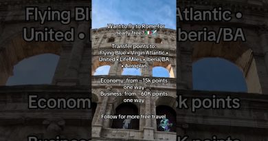 Voyager à Rome avec des points et des miles