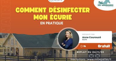 WEBINAIRE : Pratiques efficaces pour désinfecter votre écurie