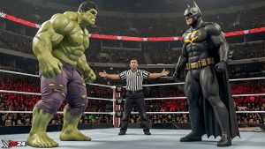 WWE 2K24 : Hulk affronte Batman en gameplay PS5