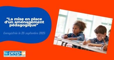 Webinaire PEEP : Créer un Aménagement Pédagogique Efficace