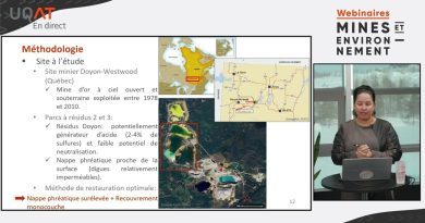 Webinaire UQAT : Environnement et Mines - Janvier 2025