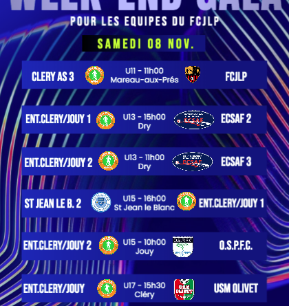 Week-end gala pour les équipes du FCJLP !