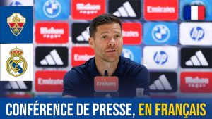 Xabi Alonso en conférence de presse avant Elche
