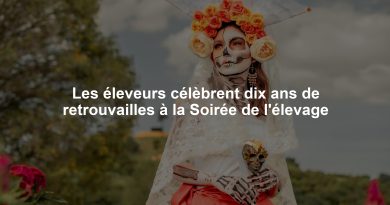 Les éleveurs célèbrent dix ans de retrouvailles à la Soirée de l'élevage