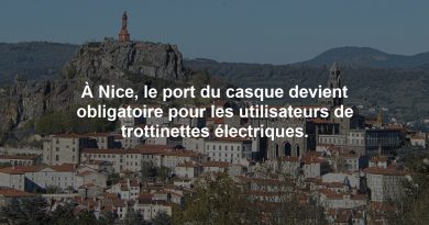 À Nice, le port du casque devient obligatoire pour les utilisateurs de trottinettes électriques.