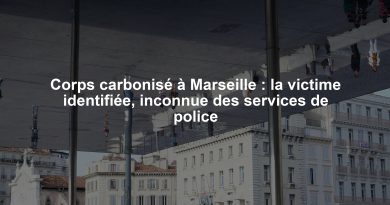 Corps carbonisé à Marseille : la victime identifiée, inconnue des services de police
