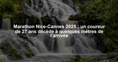 Marathon Nice-Cannes 2025 : un coureur de 27 ans décède à quelques mètres de l'arrivée