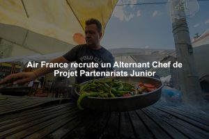 Air France recrute un Alternant Chef de Projet Partenariats Junior