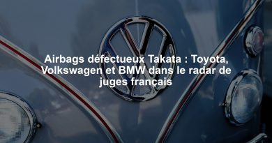 Airbags défectueux Takata : Toyota, Volkswagen et BMW dans le radar de juges français