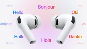 Apple active la traduction en direct des AirPods en Europe