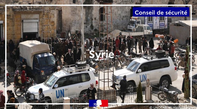 La France applaudit l'adoption de la résolution levant les sanctions contre le président syrien.