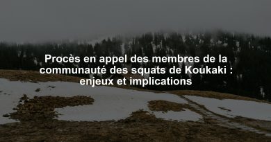 Procès en appel des membres de la communauté des squats de Koukaki : enjeux et implications