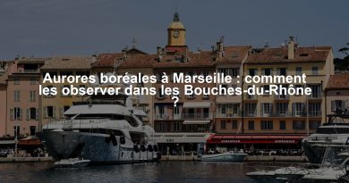 Aurores boréales à Marseille : comment les observer dans les Bouches-du-Rhône ?