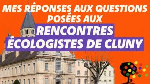 Clémentine Autain répond aux questions des rencontres écologistes de Cluny