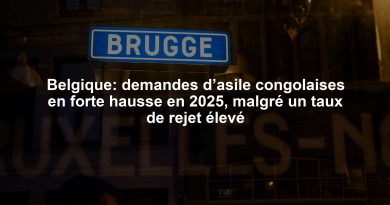 Belgique: demandes d’asile congolaises en forte hausse en 2025, malgré un taux de rejet élevé
