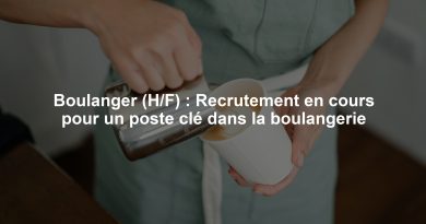 Boulanger (H/F) : Recrutement en cours pour un poste clé dans la boulangerie