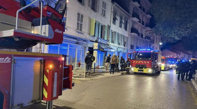 Incendie dans un immeuble à Nice : un homme blessé après une chute par la fenêtre