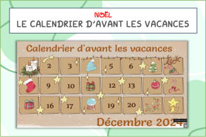 Calendrier des préparatifs avant les vacances - Trousse de Sobelle