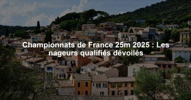 Championnats de France 25m 2025 : Les nageurs qualifiés dévoilés