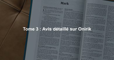 Tome 3 : Avis détaillé sur Onirik