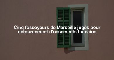 Cinq fossoyeurs de Marseille jugés pour détournement d'ossements humains